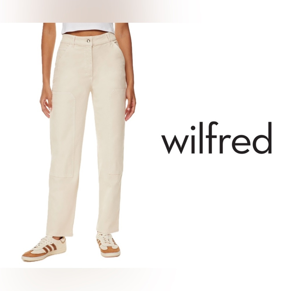 Wilfred Free Brennan Utility Pant Size 8 in Cream